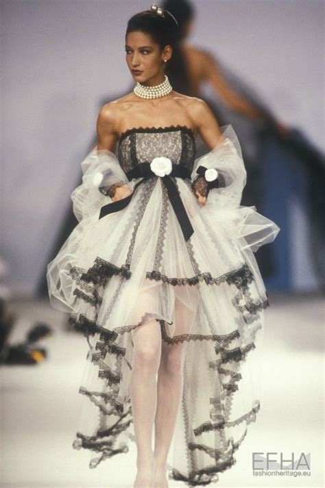 90's chanel fashion|Chanel spring summer 1990 couture.